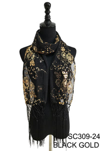 SEQUIN SCARVES