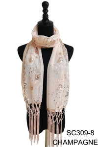 SEQUIN SCARVES