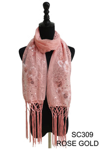 SEQUIN SCARVES